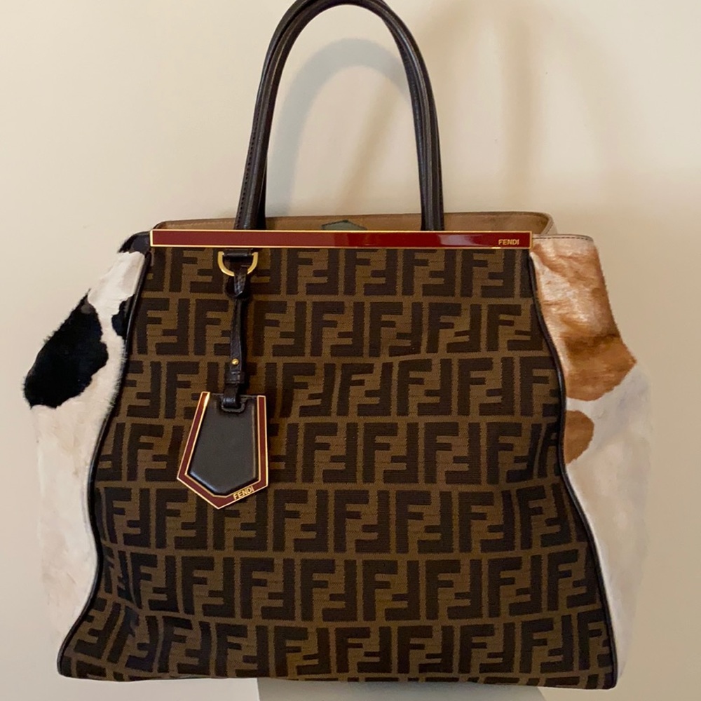 Fendi large cowhide tote